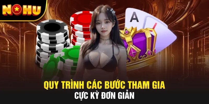 Quy trình các bước tham gia cực kỳ đơn giản